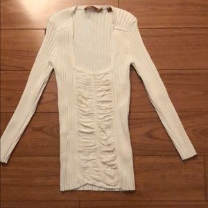 Essendi stretch off white/cream blouse